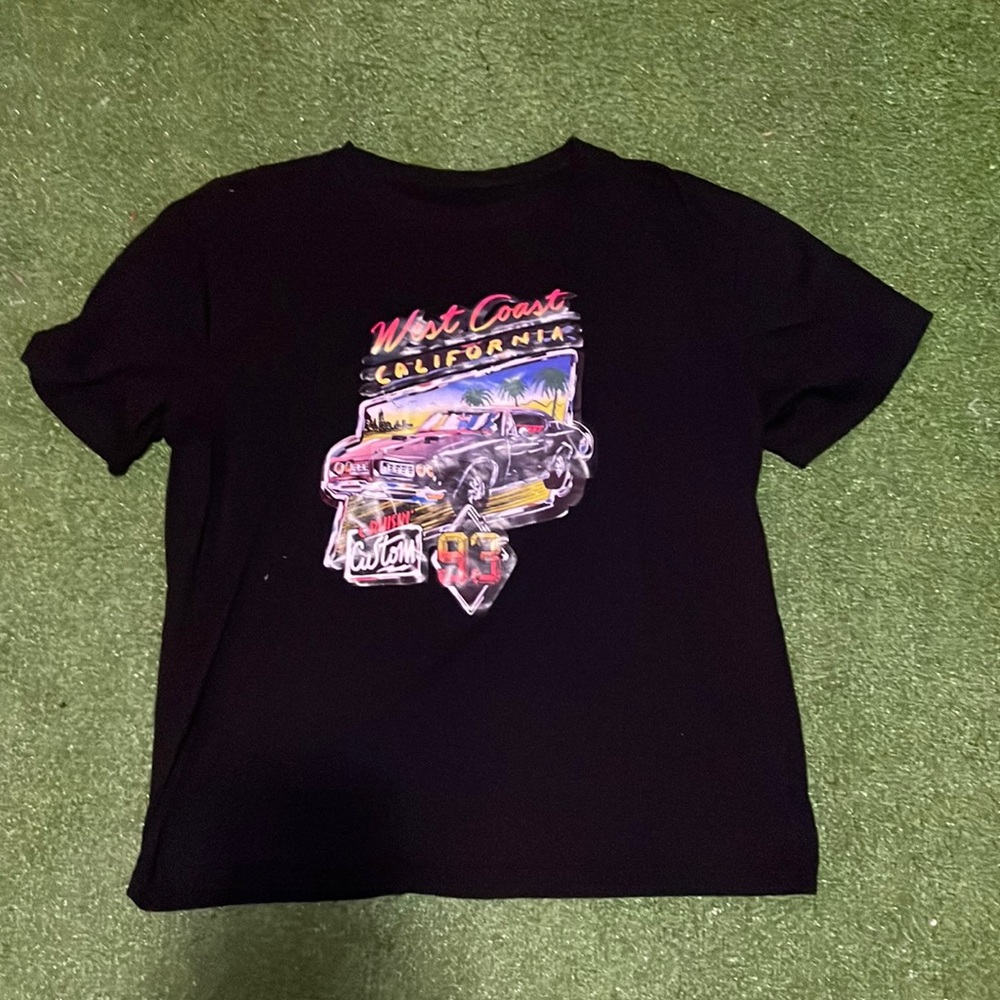 oversized race car tee size L